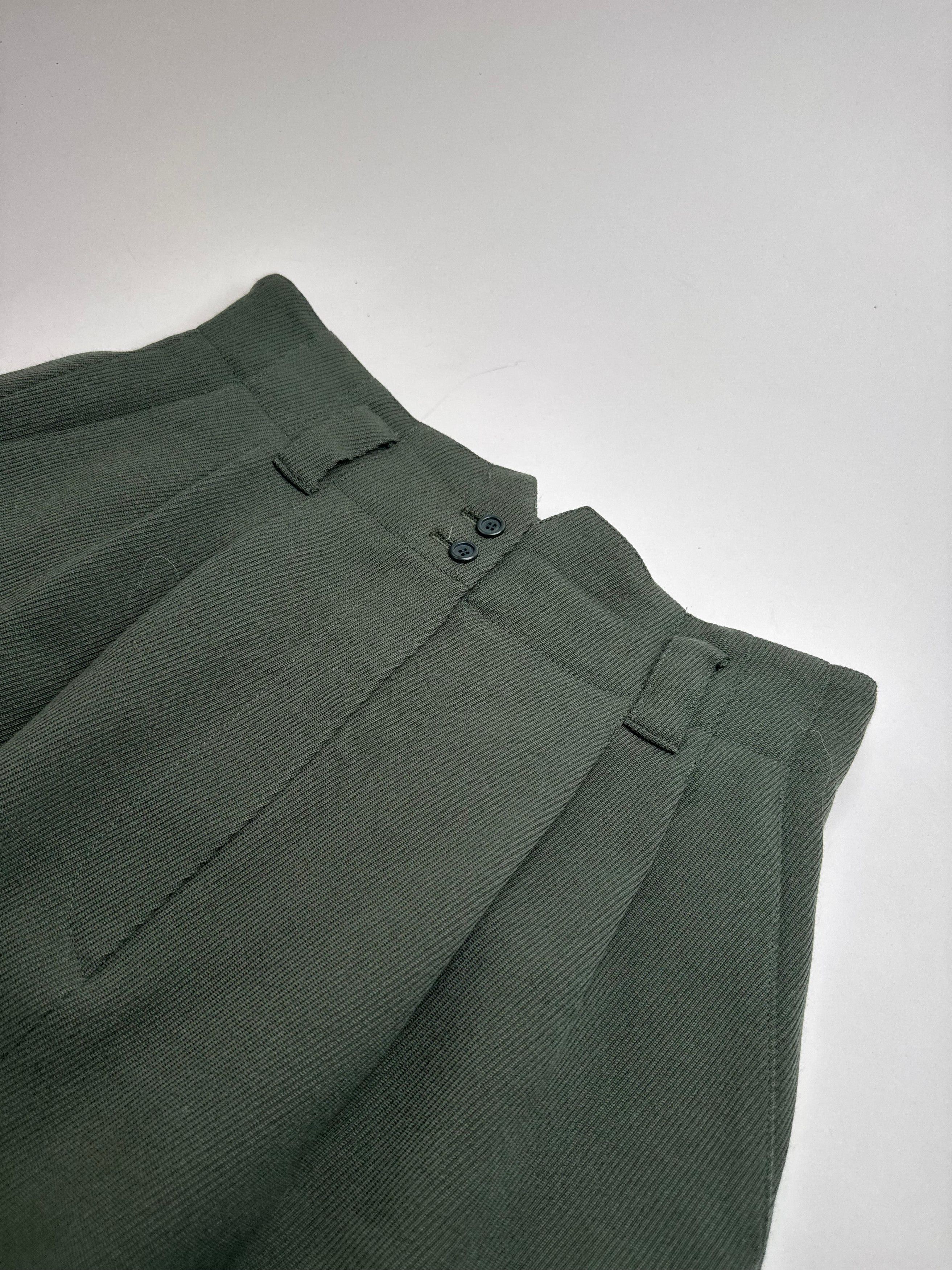 Dior Vintage Wool skirt Green M Size 30" / US 8 / IT 44 - 5 Thumbnail