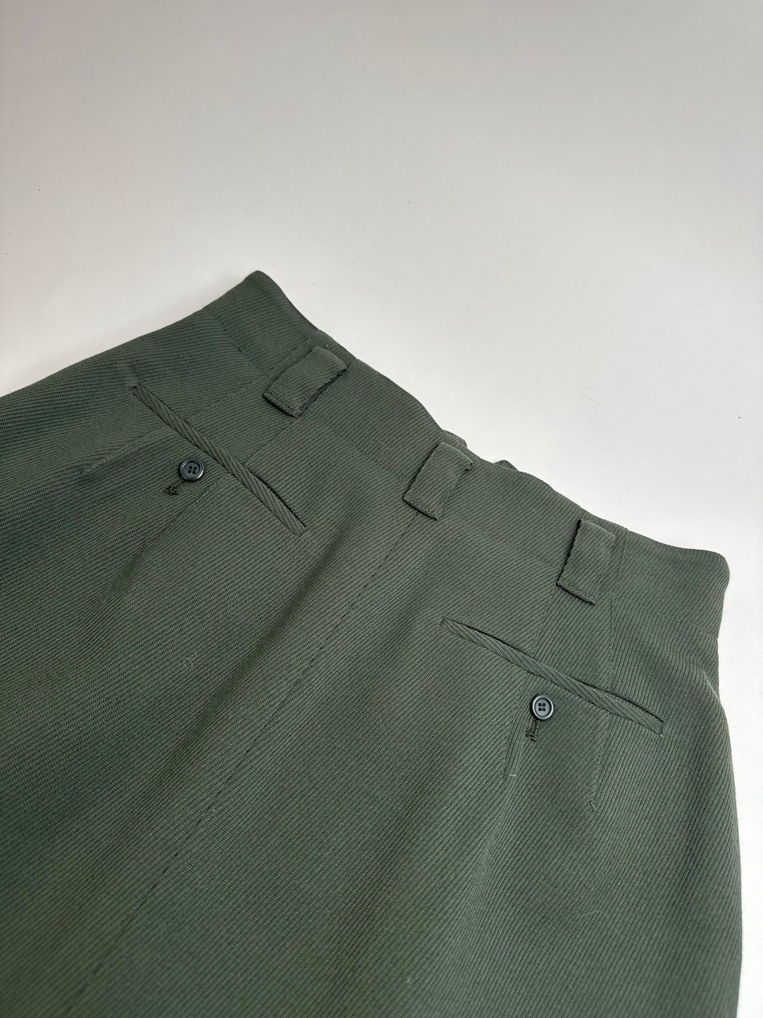 Dior Vintage Wool skirt Green M Size 30" / US 8 / IT 44 - 10 Thumbnail