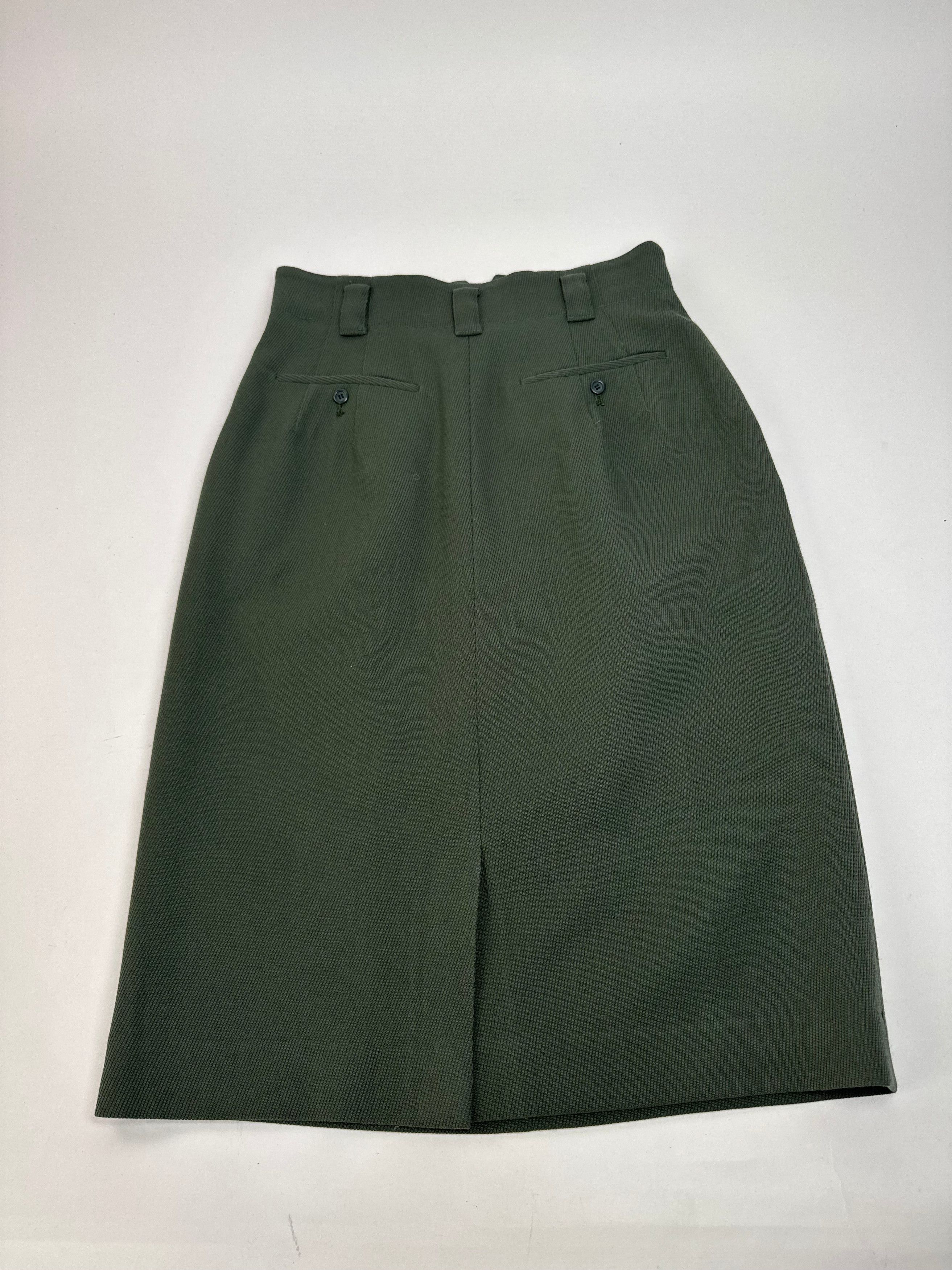 Dior Vintage Wool skirt Green M Size 30" / US 8 / IT 44 - 9 Thumbnail