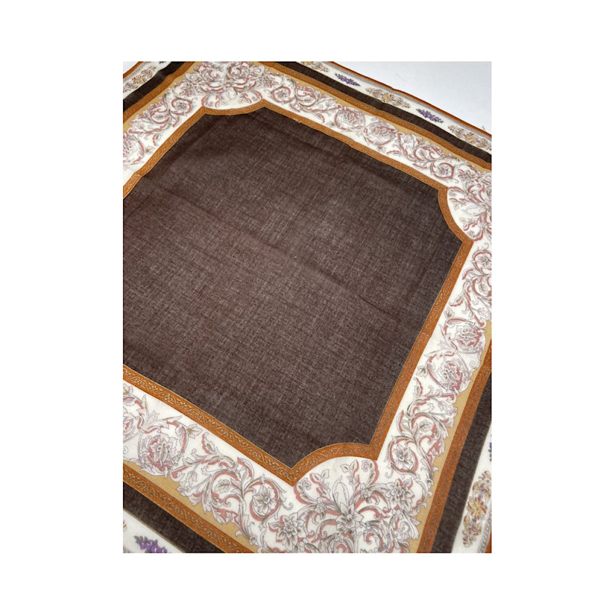 Celine Brown Silk Silk Handkerchief Size ONE SIZE - 3 Thumbnail
