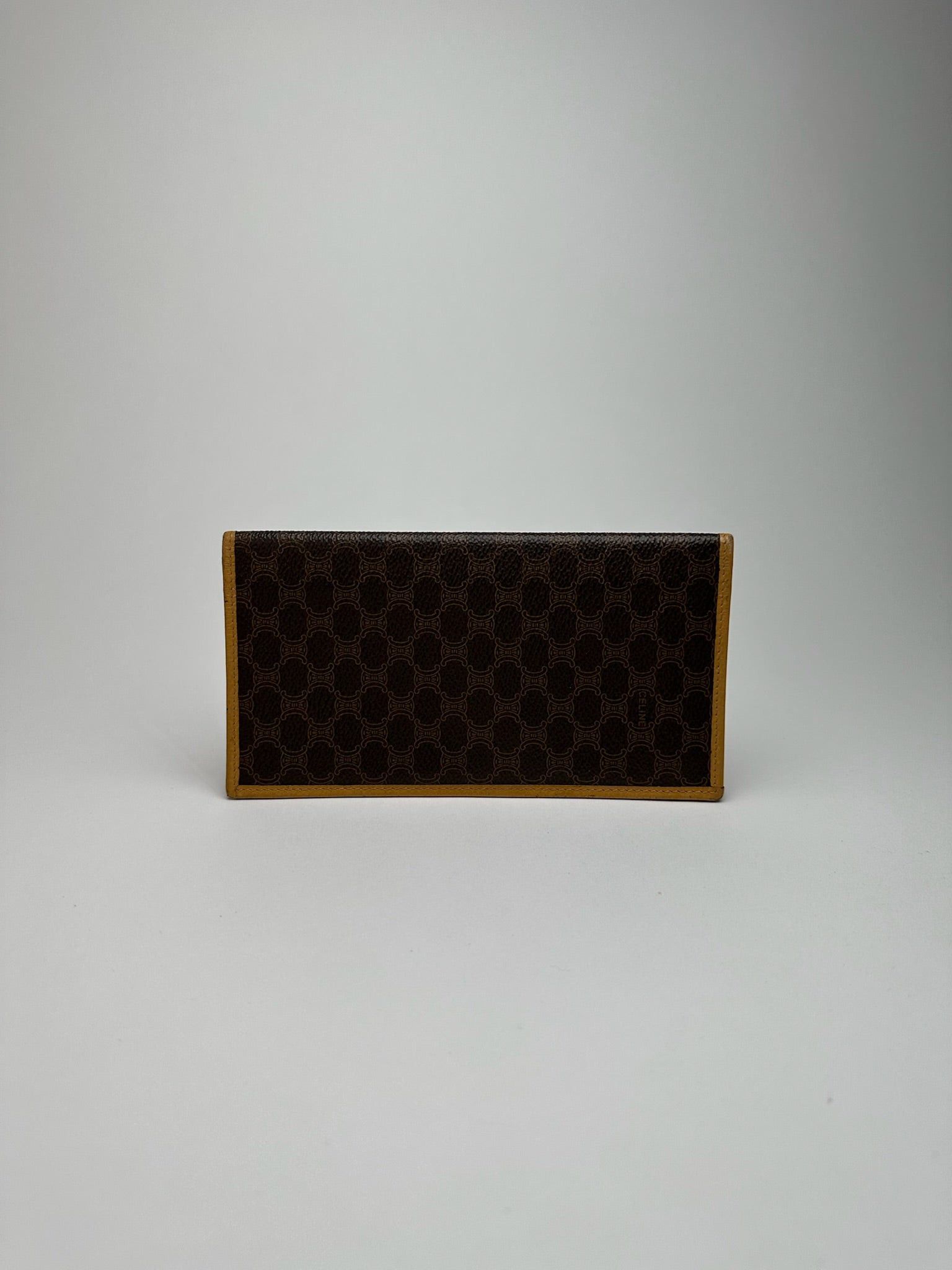 Celine Vintage Paris leather Card Holder / ID holder brown Size ONE SIZE - 7 Thumbnail