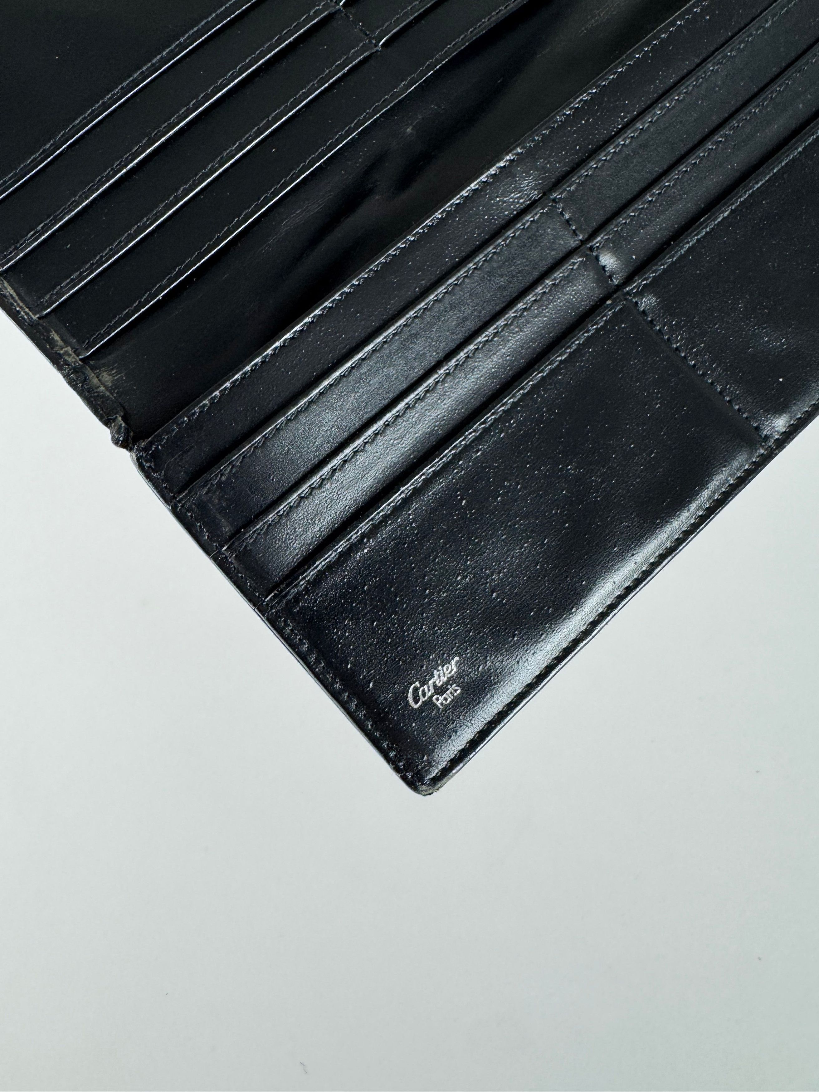 Cartier Vintage Patent Leather ID Holder Black Size ONE SIZE - 4 Thumbnail