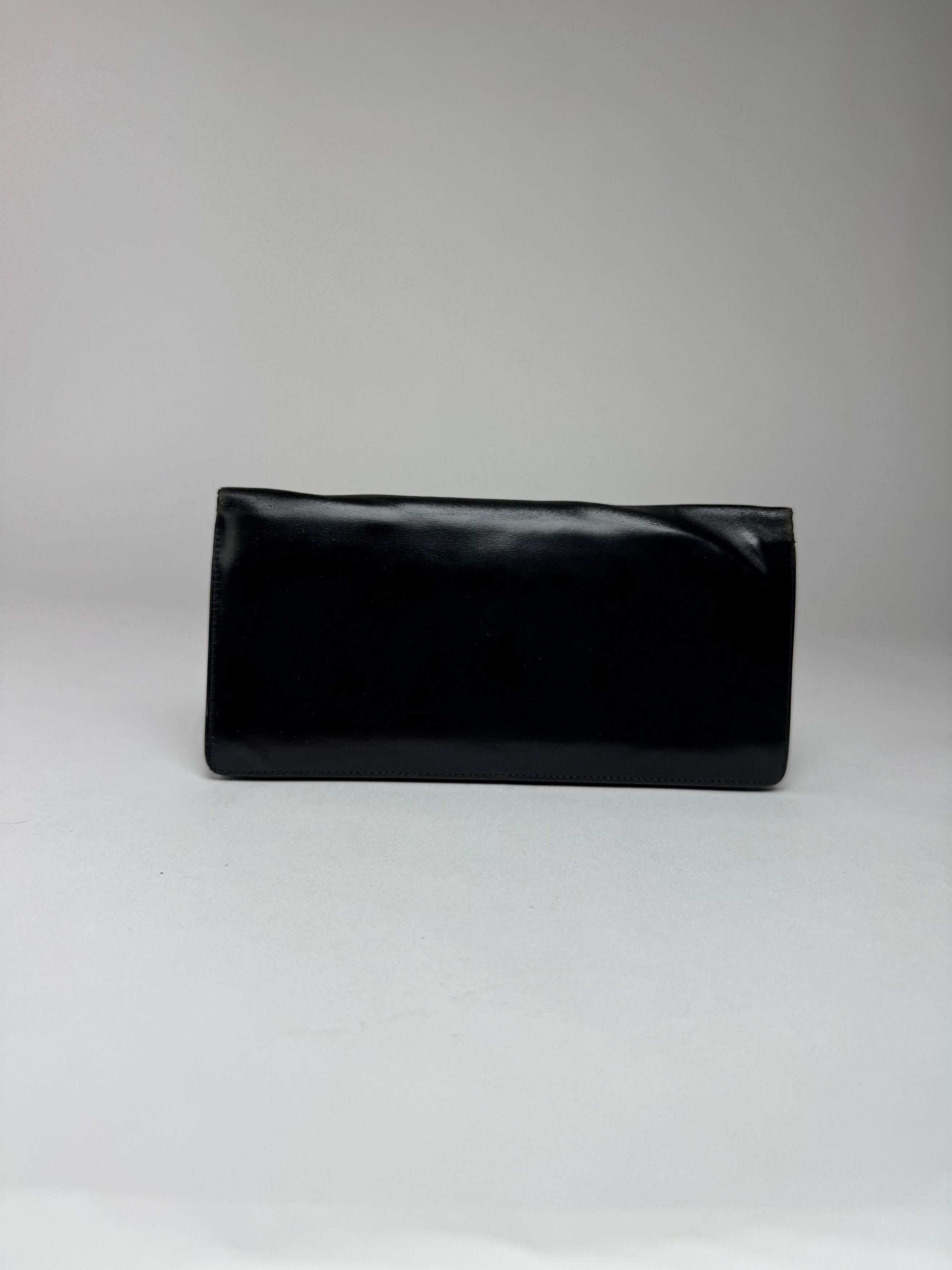Cartier Vintage Patent Leather ID Holder Black Size ONE SIZE - 2 Thumbnail