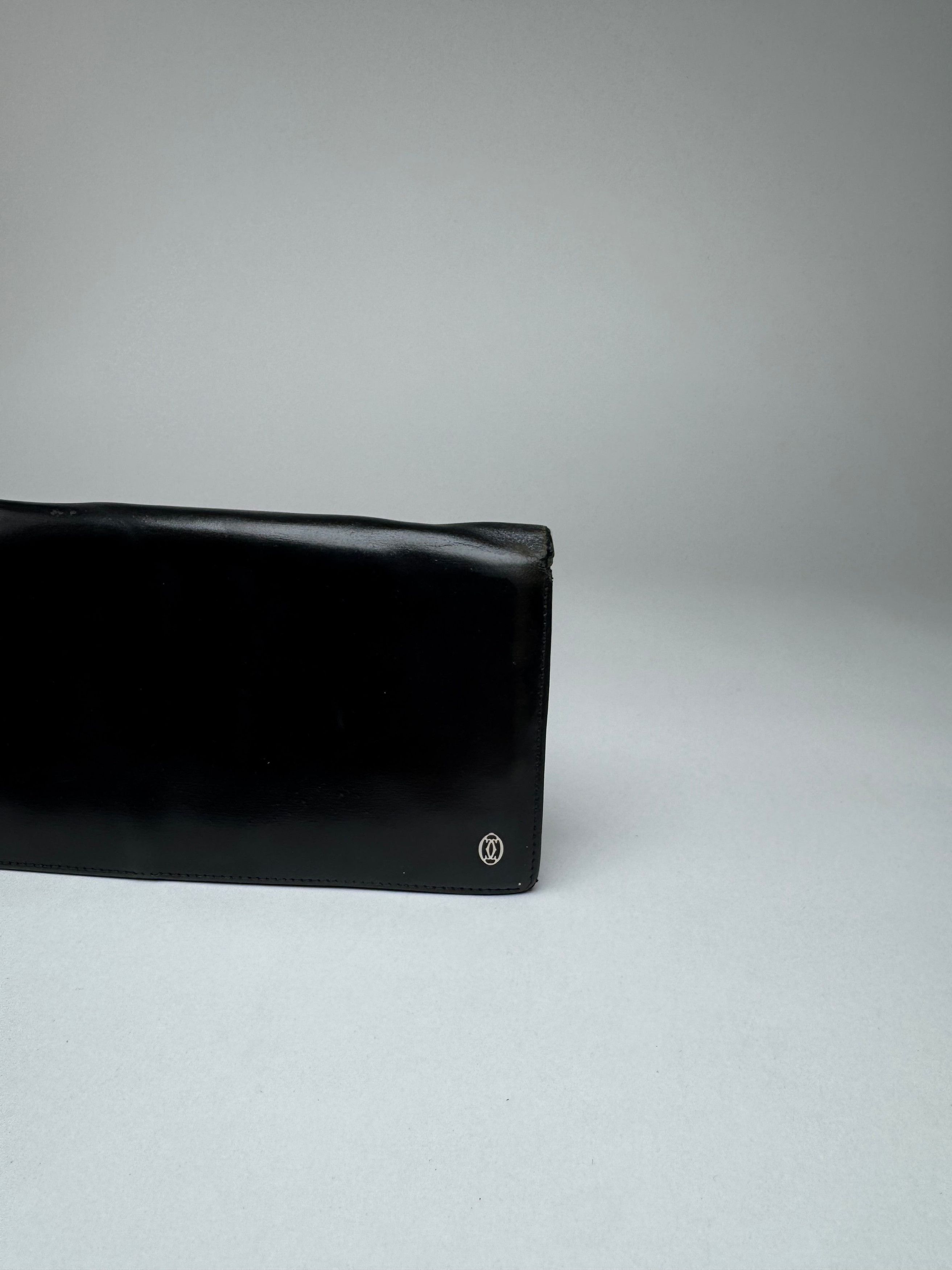 Cartier Vintage Patent Leather ID Holder Black Size ONE SIZE - 3 Thumbnail