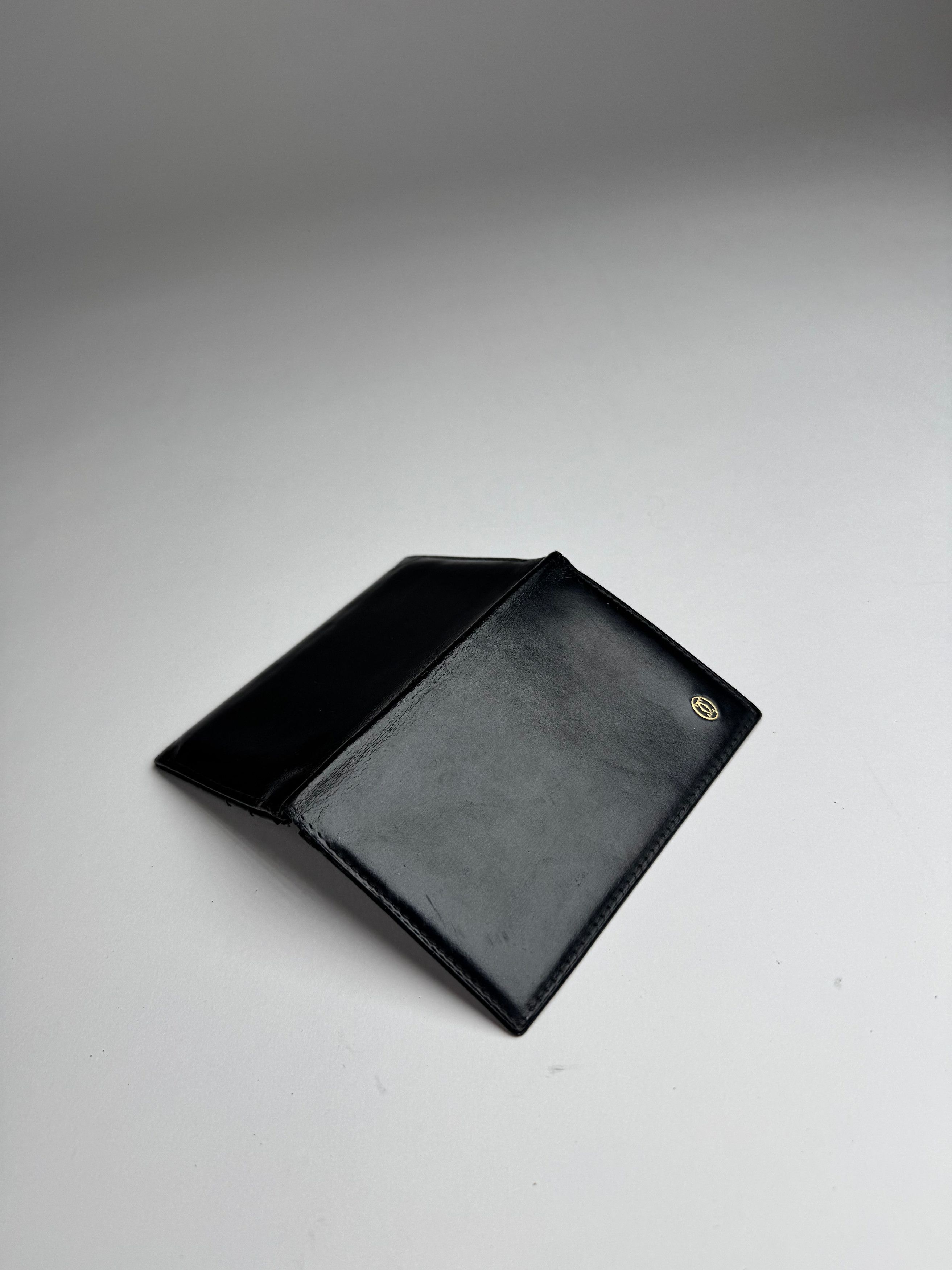 Cartier Vintage Patent Leather Card Holder Black Size ONE SIZE - 6 Thumbnail