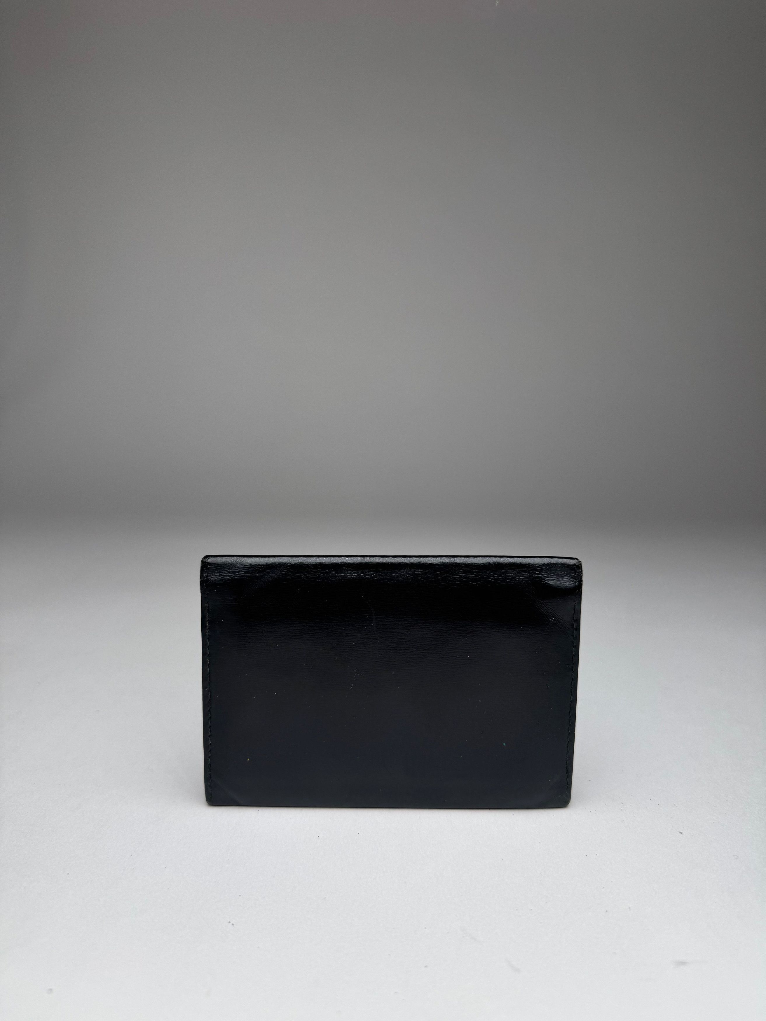 Cartier Vintage Patent Leather Card Holder Black Size ONE SIZE - 2 Thumbnail