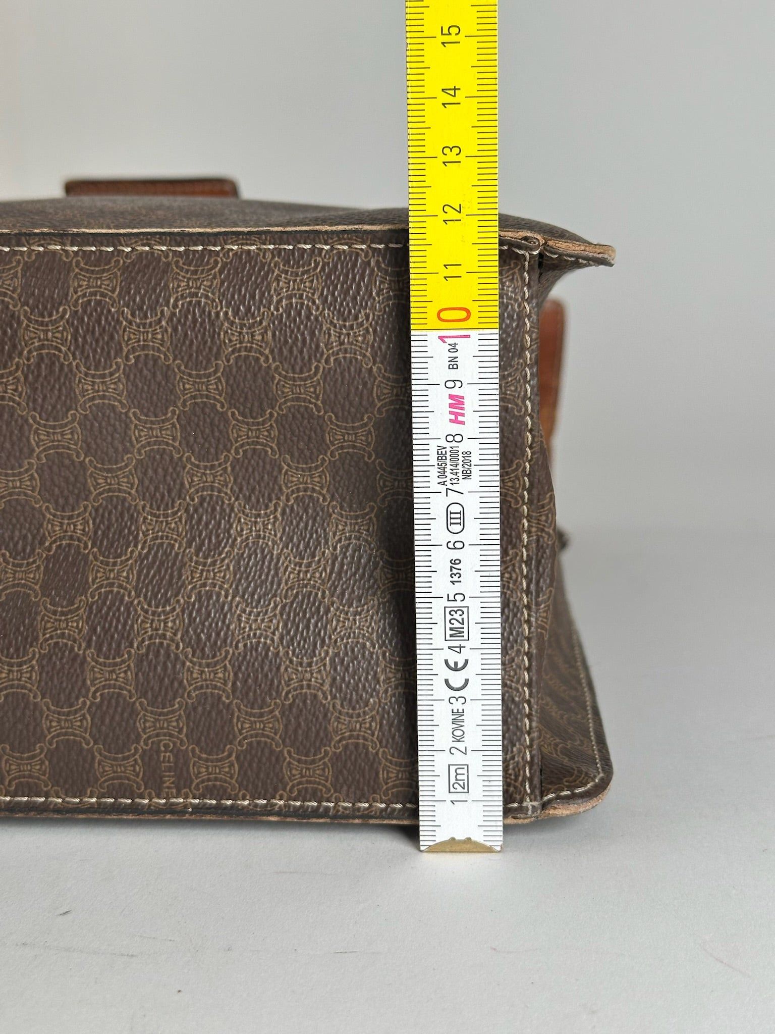 Celine Vintage Monogram Leather bag brown Size ONE SIZE - 12 Thumbnail