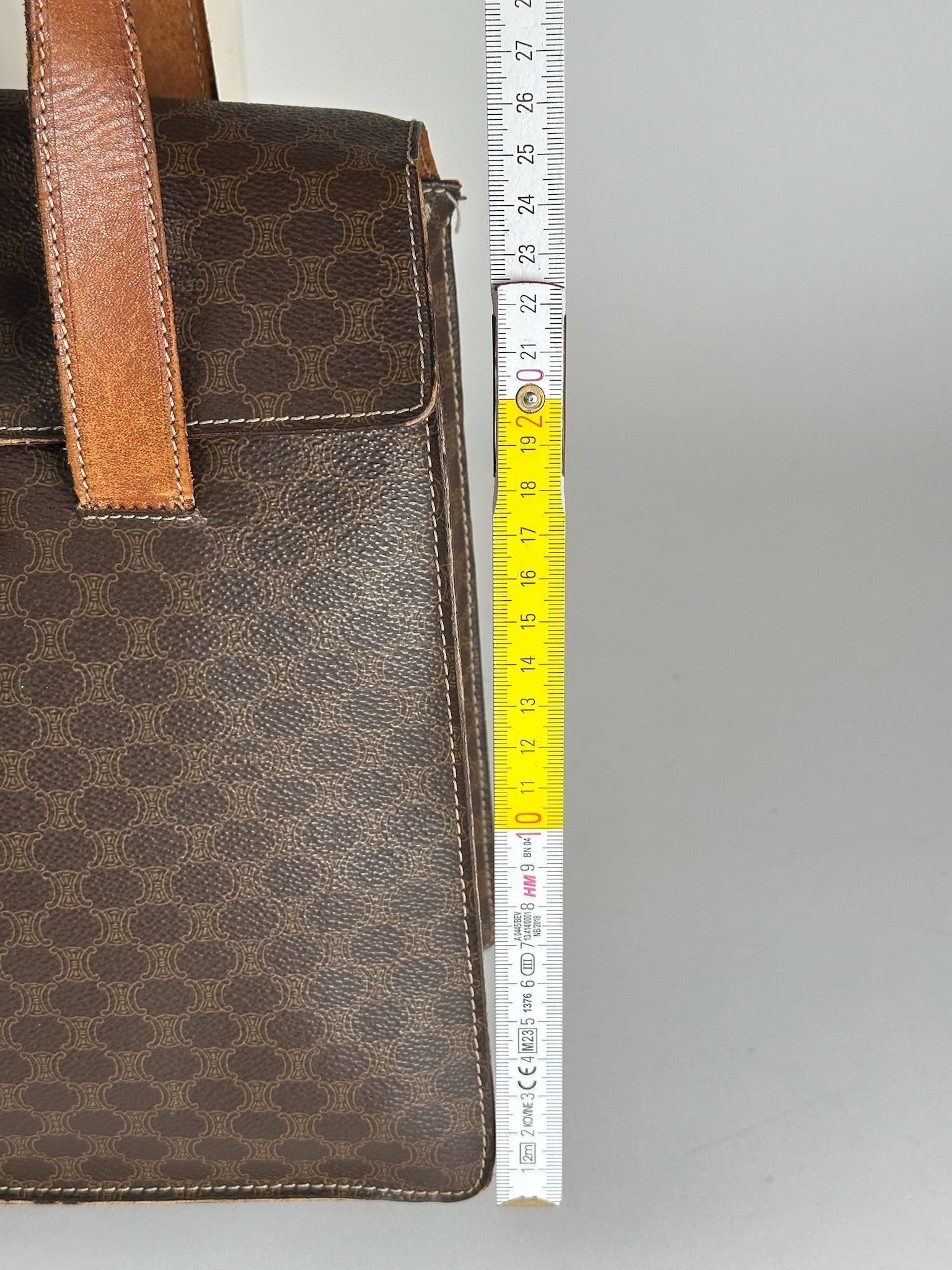 Celine Vintage Monogram Leather bag brown Size ONE SIZE - 8 Thumbnail
