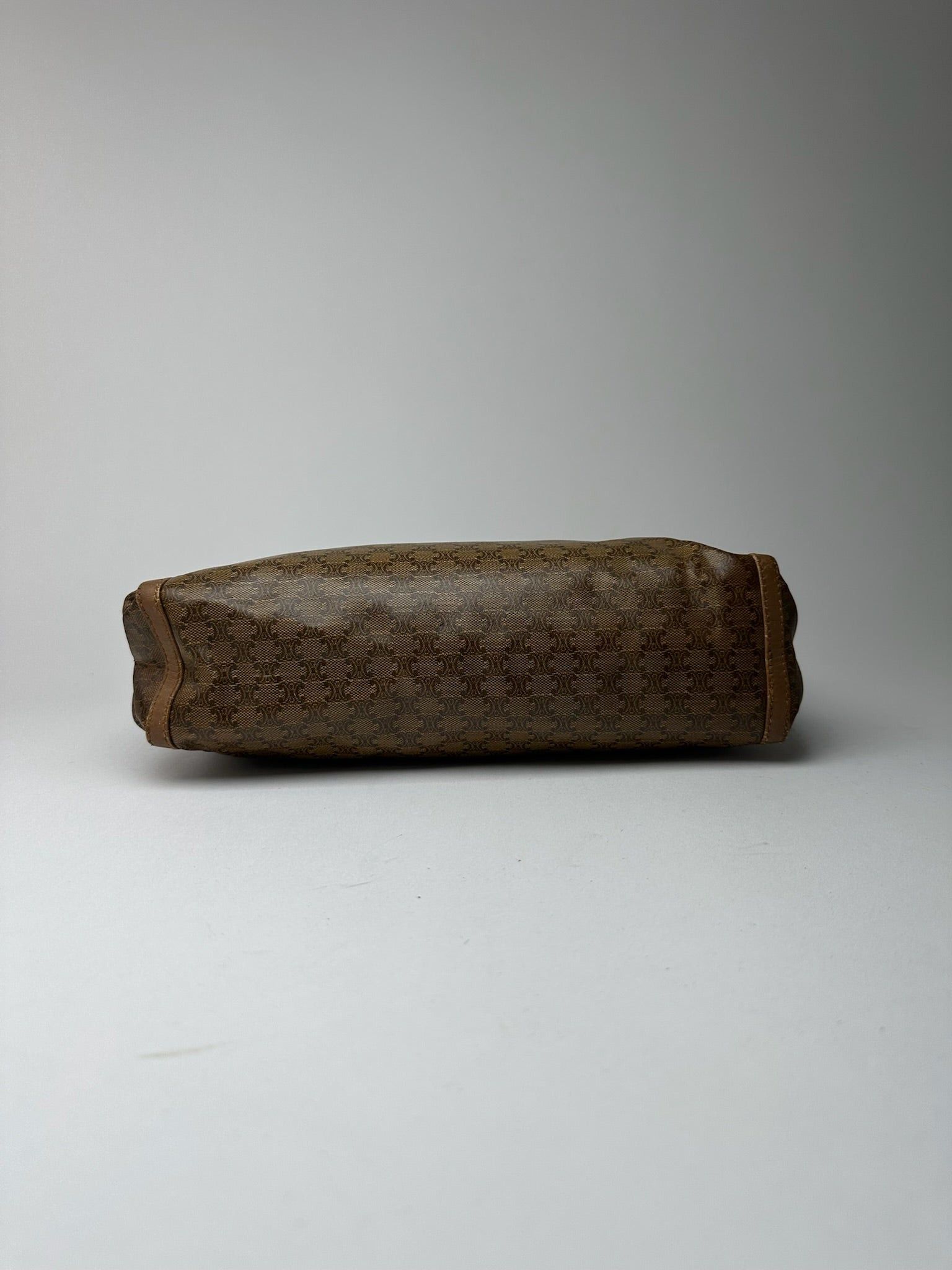 Celine Vintage Triomphe Leather Clutch brown Size ONE SIZE - 13 Thumbnail