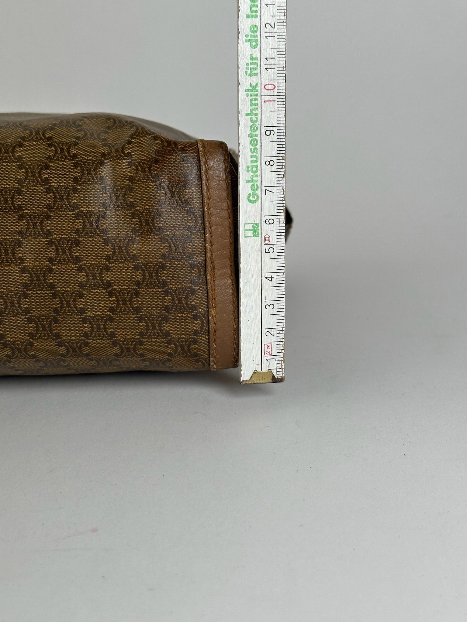 Celine Vintage Triomphe Leather Clutch brown Size ONE SIZE - 12 Thumbnail