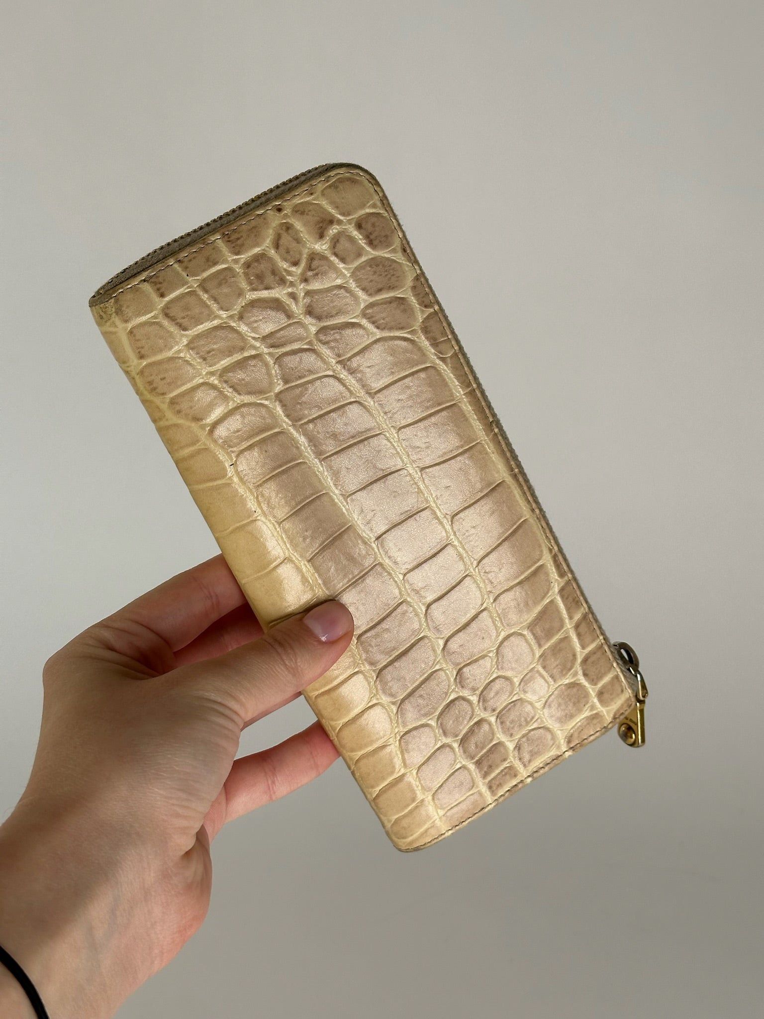 Miu Miu Vintage Leather Wallet White Size ONE SIZE - 6 Thumbnail