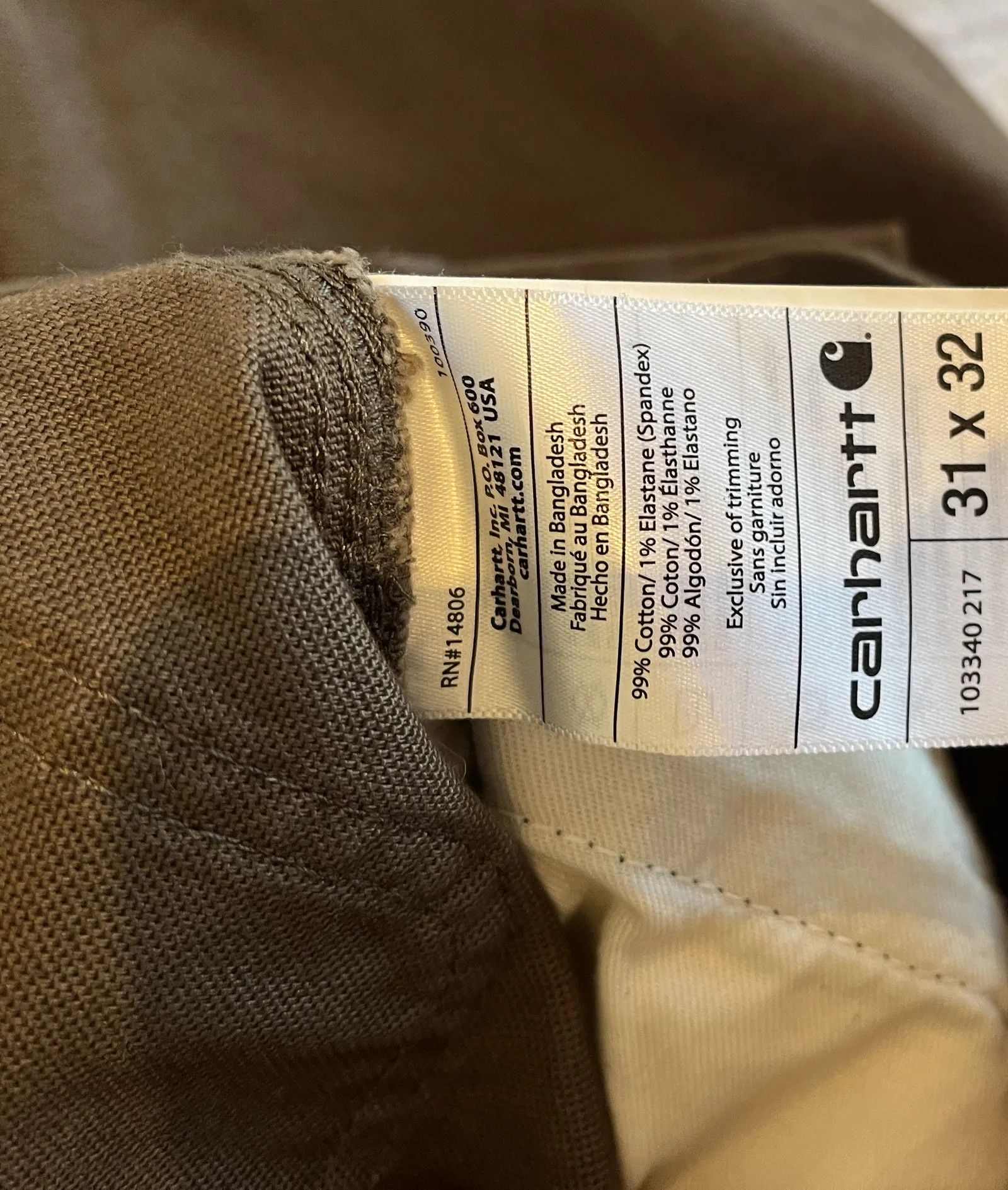 Carhartt Carhartt Straight fit Pants Size 31" - 3 Thumbnail