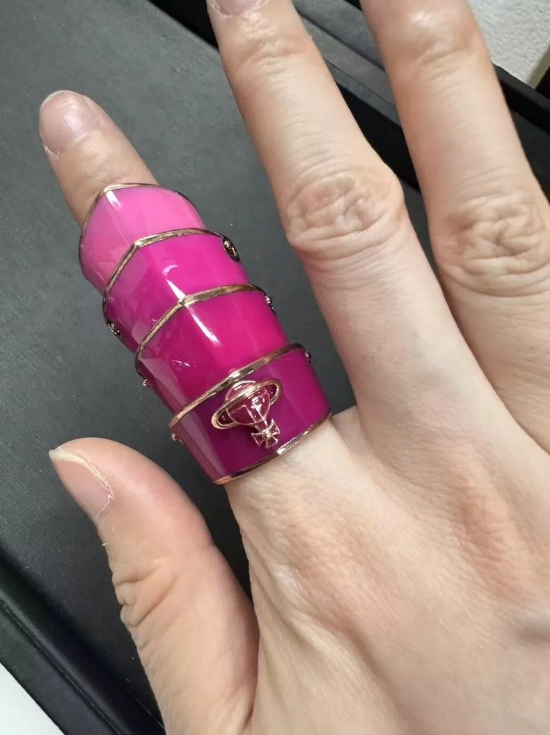 Vivienne Westwood Vivienne Westwood Saturn Ring - dmc Size ONE SIZE - 4 Thumbnail