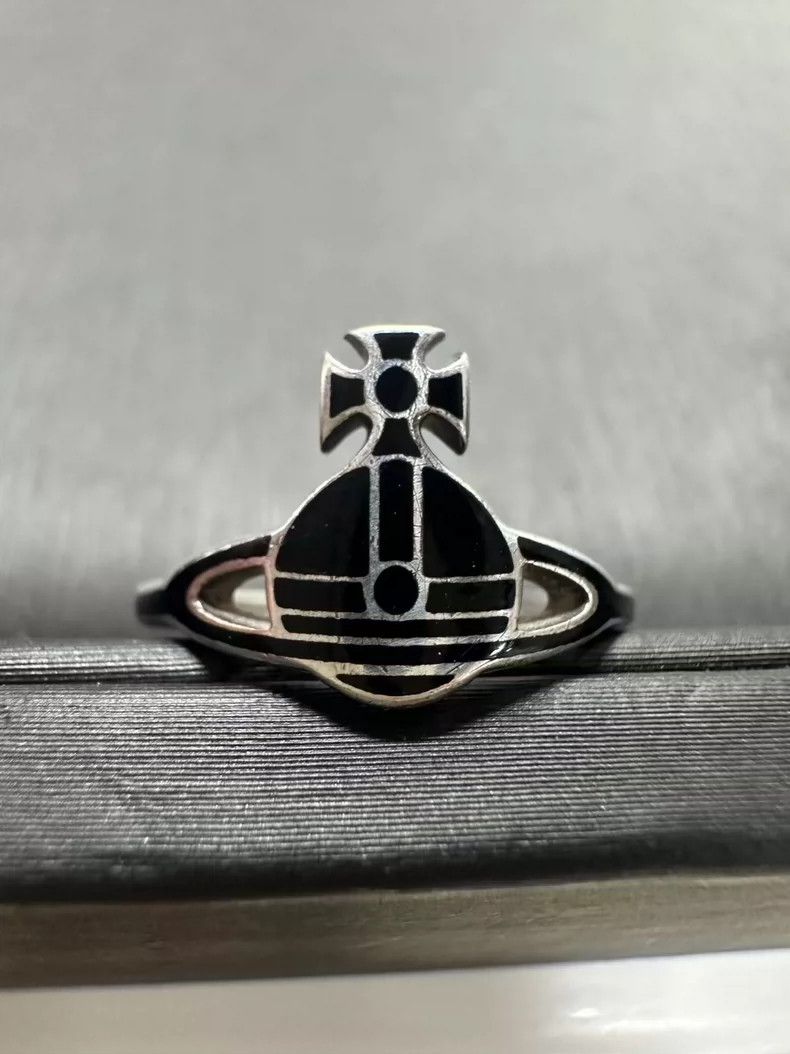 Vivienne Westwood Vivienne Westwood Saturn Ring - dmc Size ONE SIZE - 2 Thumbnail