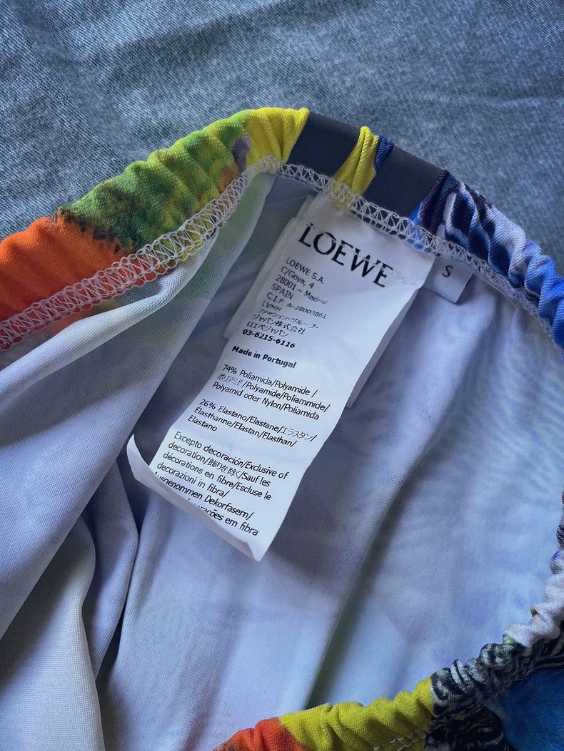 Loewe LOEWE Parrot Print Leggings - dmc Size US 30 / EU 46 - 3 Thumbnail