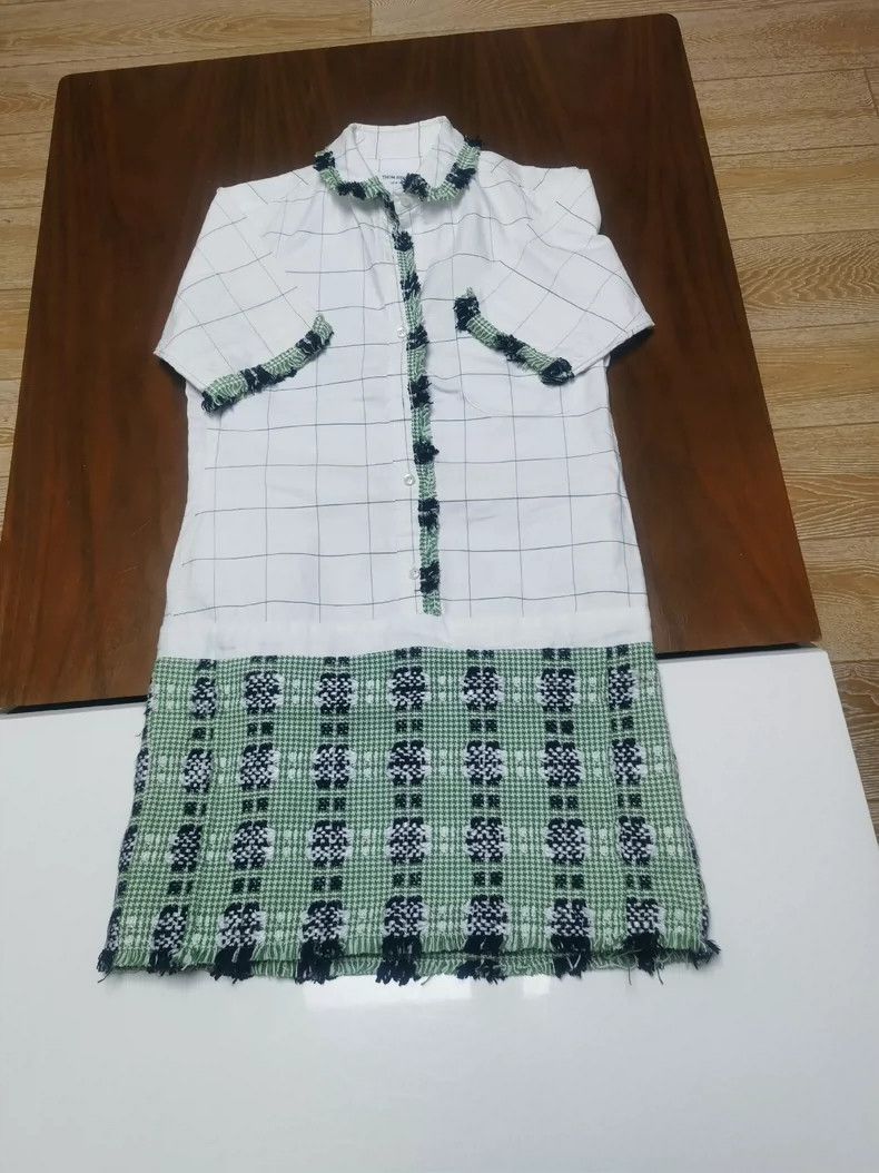 Thom Browne Thom Browne Checked Short Sleeve Dress - dmc Size US 30 / EU 46 - 2 Thumbnail