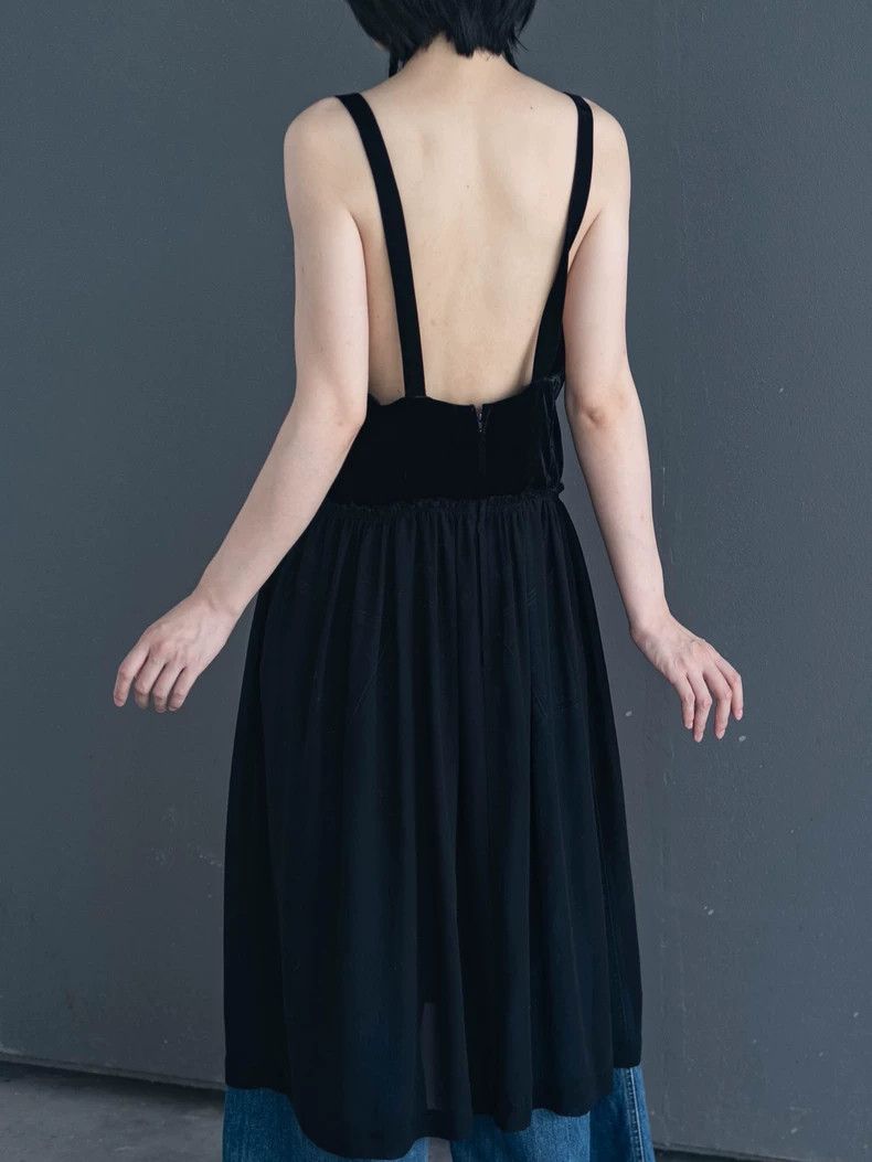 Comme des Garcons COMME des GARCONS Black Sling Dress - dmc Size US 30 / EU 46 - 6 Thumbnail