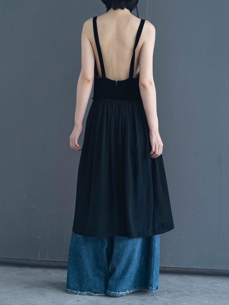 Comme des Garcons COMME des GARCONS Black Sling Dress - dmc Size US 30 / EU 46 - 2 Thumbnail