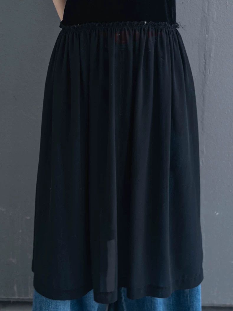 Comme des Garcons COMME des GARCONS Black Sling Dress - dmc Size US 30 / EU 46 - 4 Thumbnail