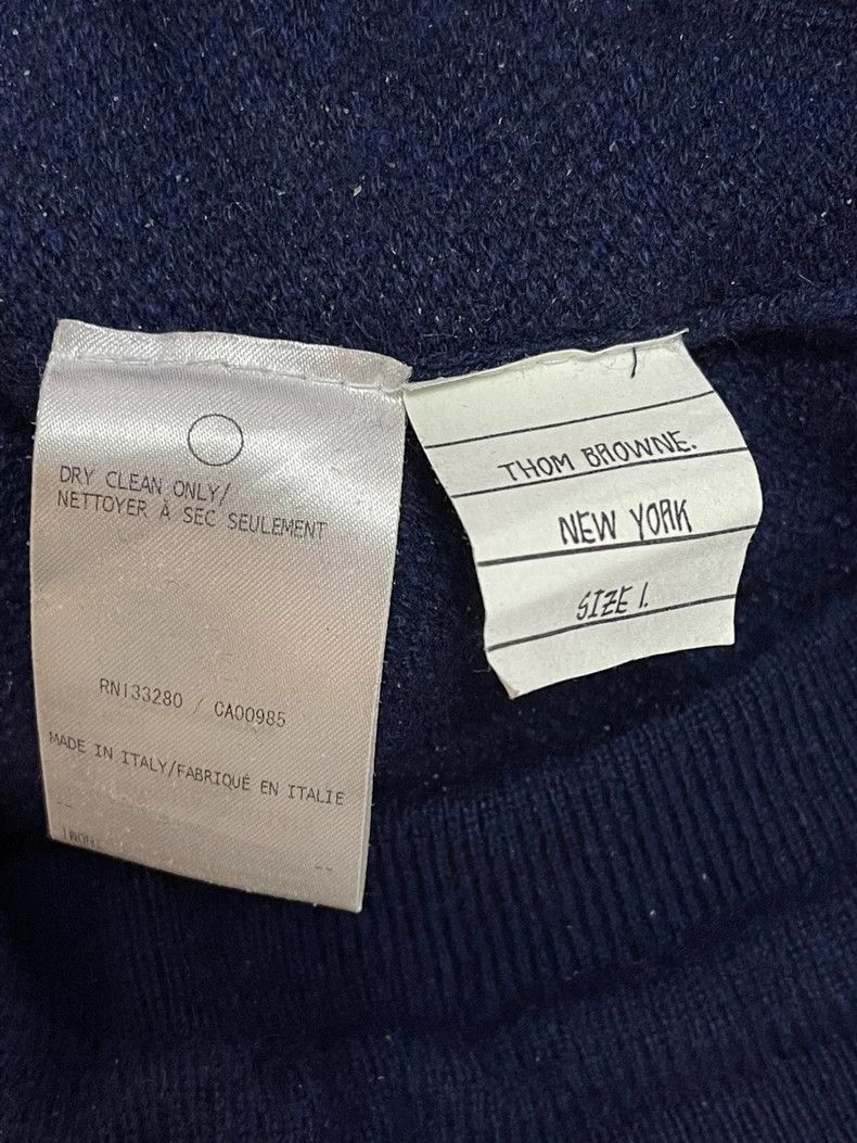 Thom Browne Thom Browne 4-Stripe Cashmere Sweatpants - dmc Size US 30 / EU 46 - 5 Thumbnail