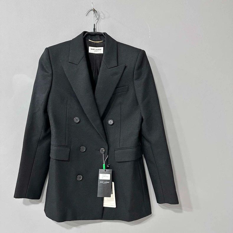 Saint Laurent Paris Saint Laurent Paris Black Blazer Size US S / EU 44-46 / 1 - 2 Thumbnail