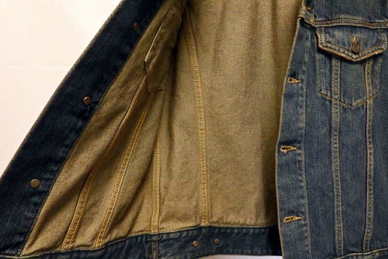 Saint Laurent Paris SAINT LAURENT Washed Blue Denim Jacket Size US XS / EU 42 / 0 - 2 Thumbnail