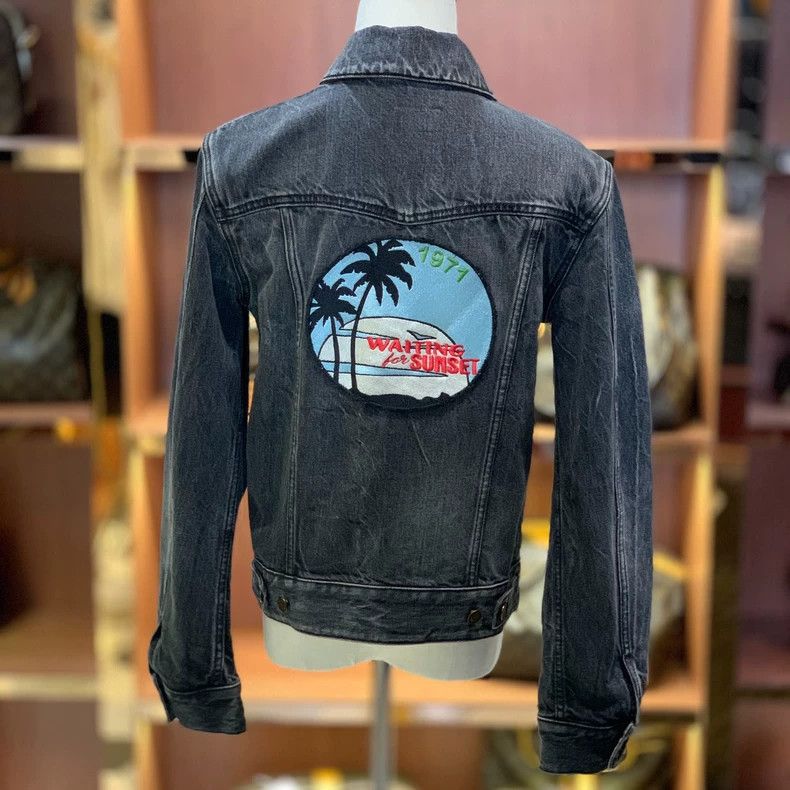 Saint Laurent Paris Saint Laurent Denim Jacket Women's XS Size US XS / EU 42 / 0 - 2 Thumbnail