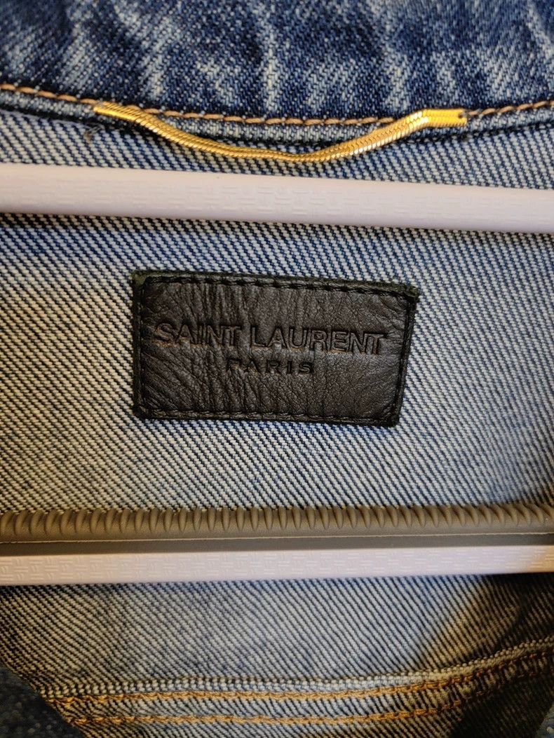 Yves Saint Laurent Saint Laurent Women's Denim Jacket Size US S / EU 44-46 / 1 - 6 Thumbnail