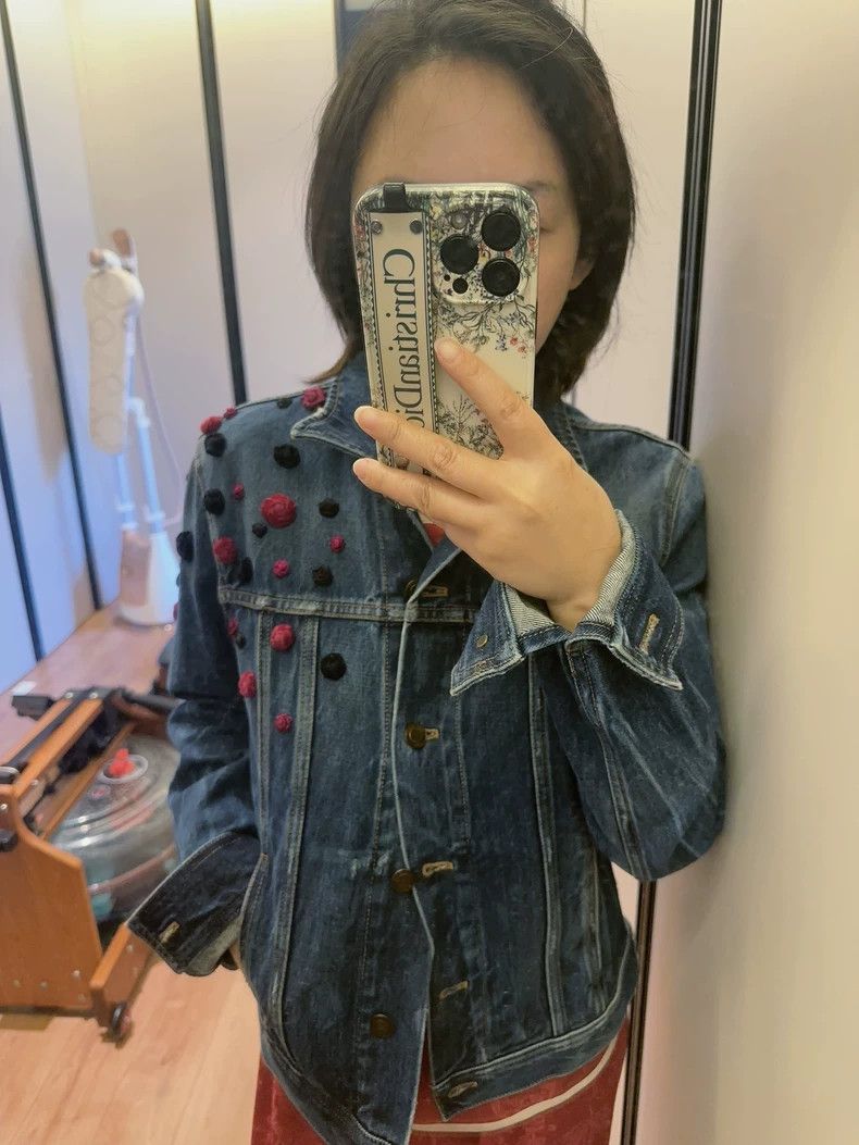 Yves Saint Laurent Saint Laurent Women's Denim Jacket Size US S / EU 44-46 / 1 - 9 Thumbnail
