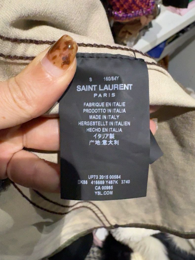 Saint Laurent Paris Saint Laurent Camouflage Studded Jacket Size US XS / EU 42 / 0 - 3 Thumbnail