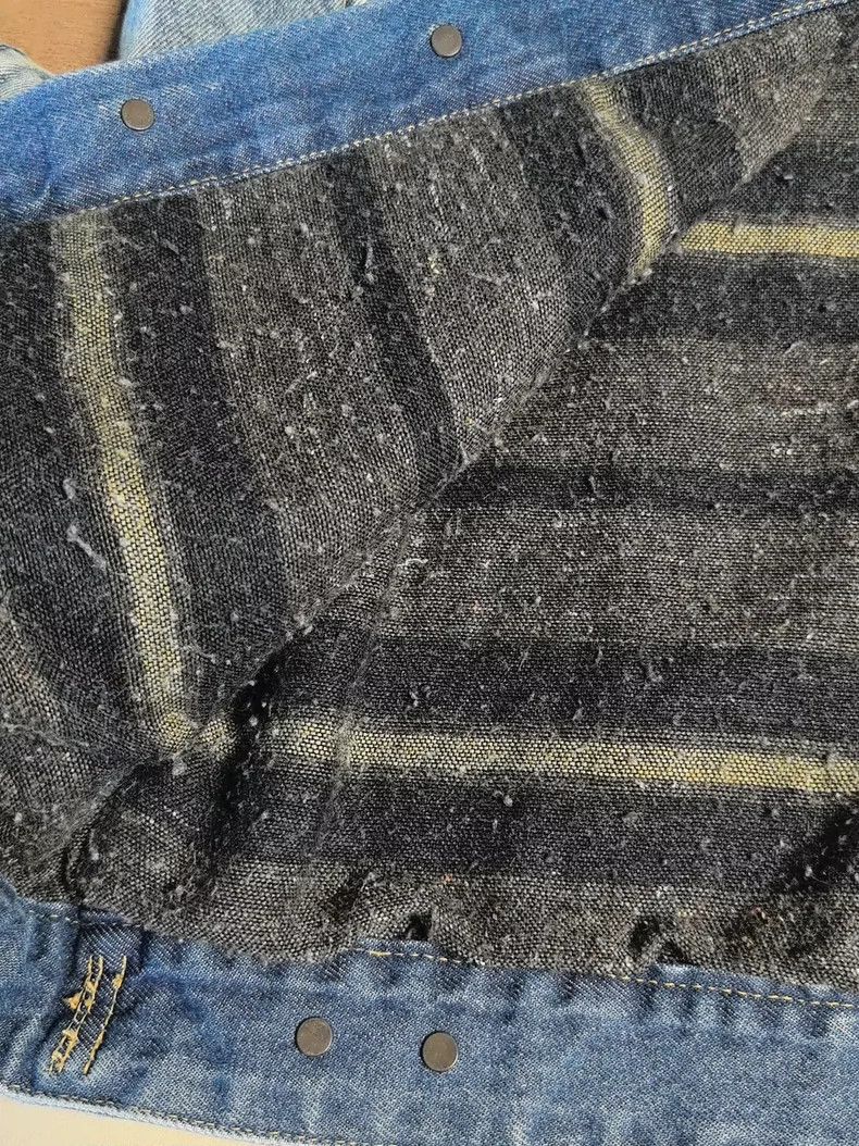 Saint Laurent Paris YSL Men's Denim Jacket with Wool Lining Size US XL / EU 56 / 4 - 6 Thumbnail