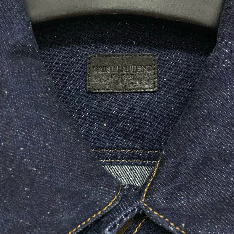 Saint Laurent Paris YSL New Denim Jacket XL Size Size US XL / EU 56 / 4 - 3 Thumbnail