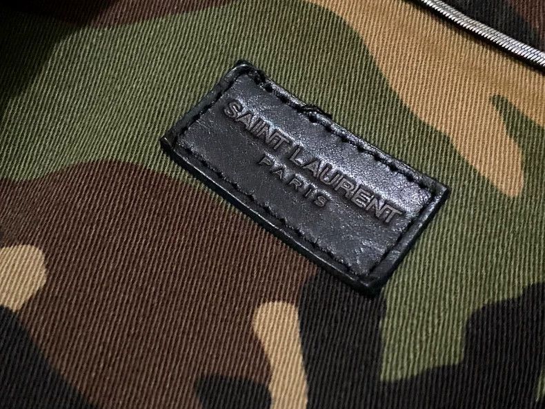 Saint Laurent Paris YSL SLP Distressed Camo Astronaut Jacket Size US L / EU 52-54 / 3 - 2 Thumbnail