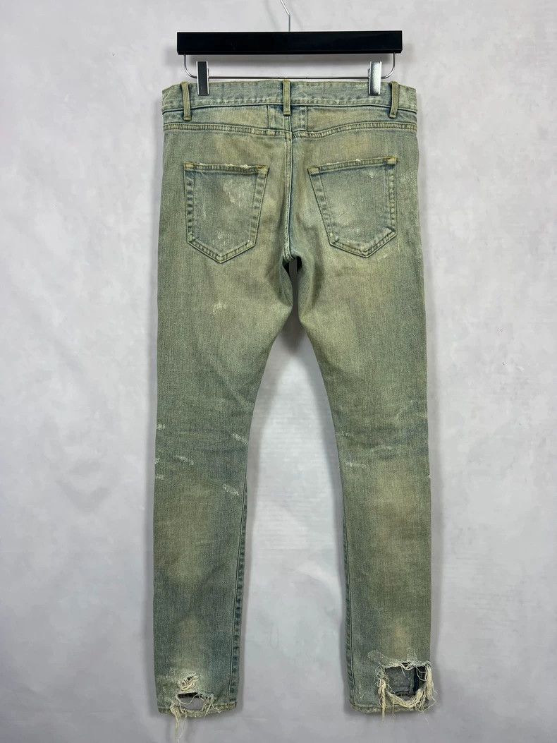 Saint Laurent Paris Saint Laurent Distressed Denim Jeans Size US 30 / EU 46 - 2 Thumbnail