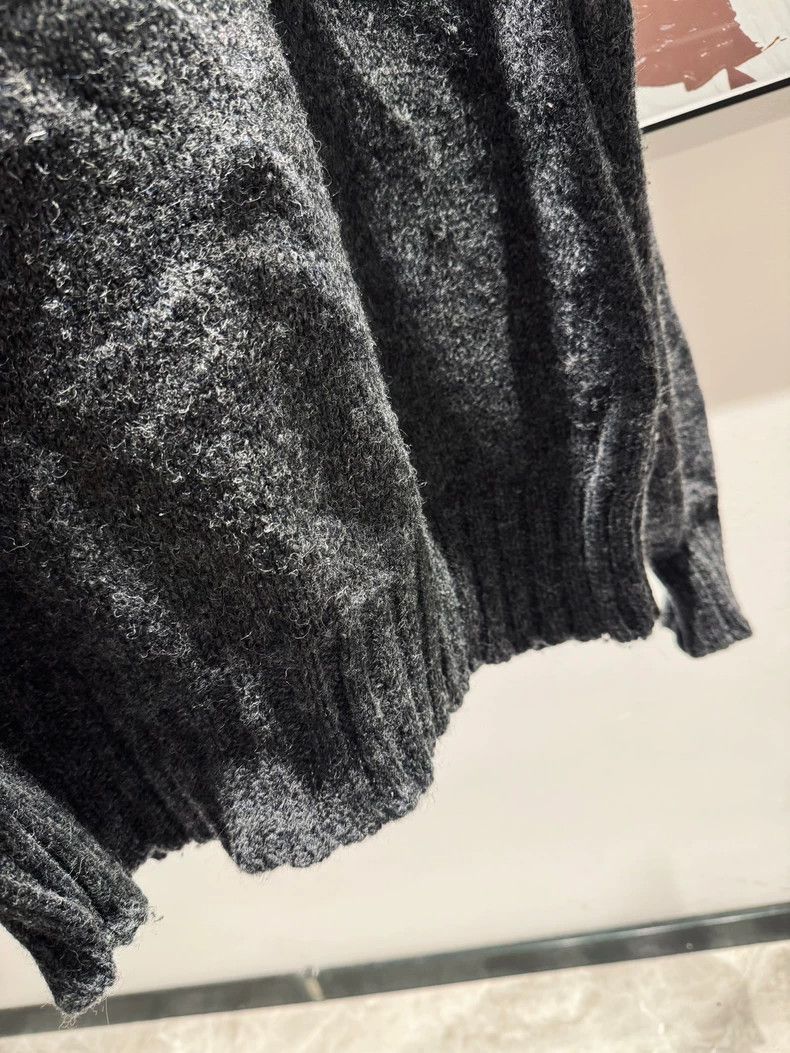 Saint Laurent Paris Saint Laurent 14AW Grey Wool Sweater Size US M / EU 48-50 / 2 - 2 Thumbnail