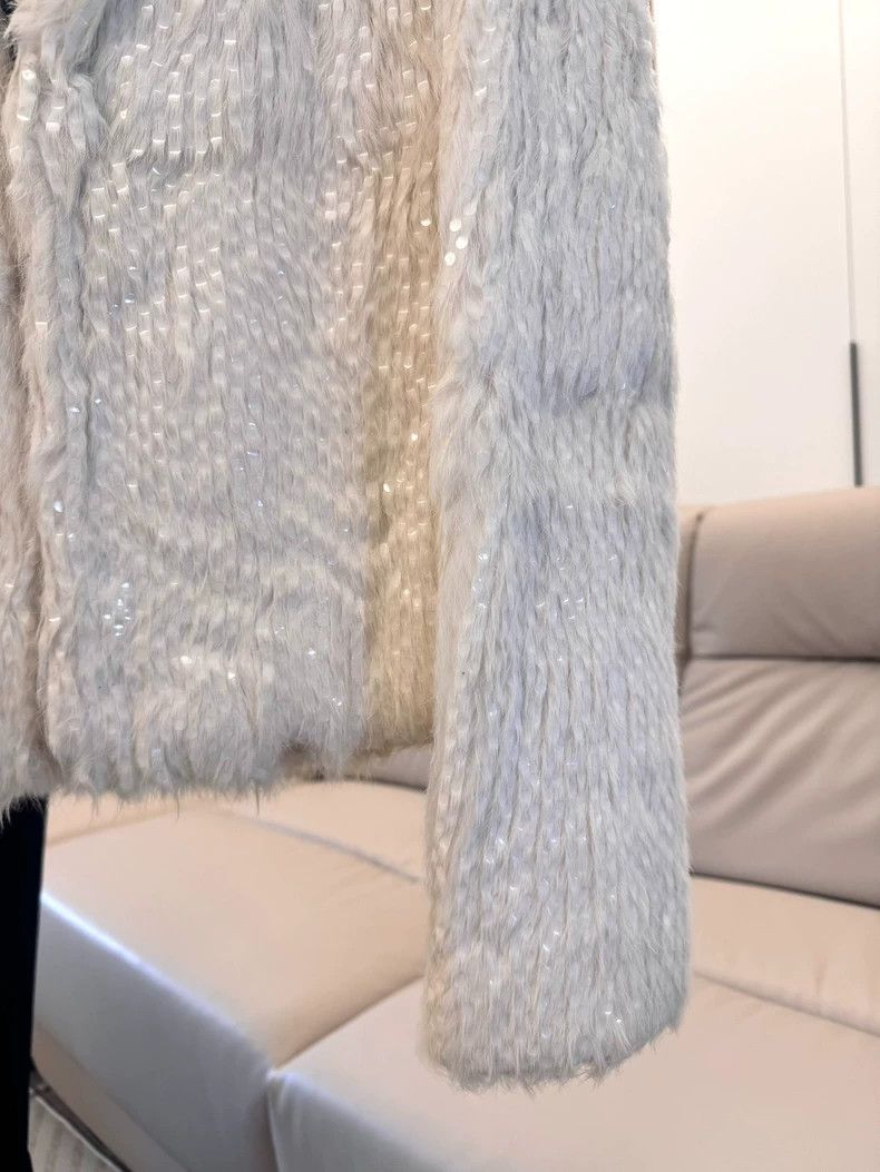 Saint Laurent Paris Saint Laurent Rabbit Fur Short Coat Size US S / EU 44-46 / 1 - 3 Thumbnail