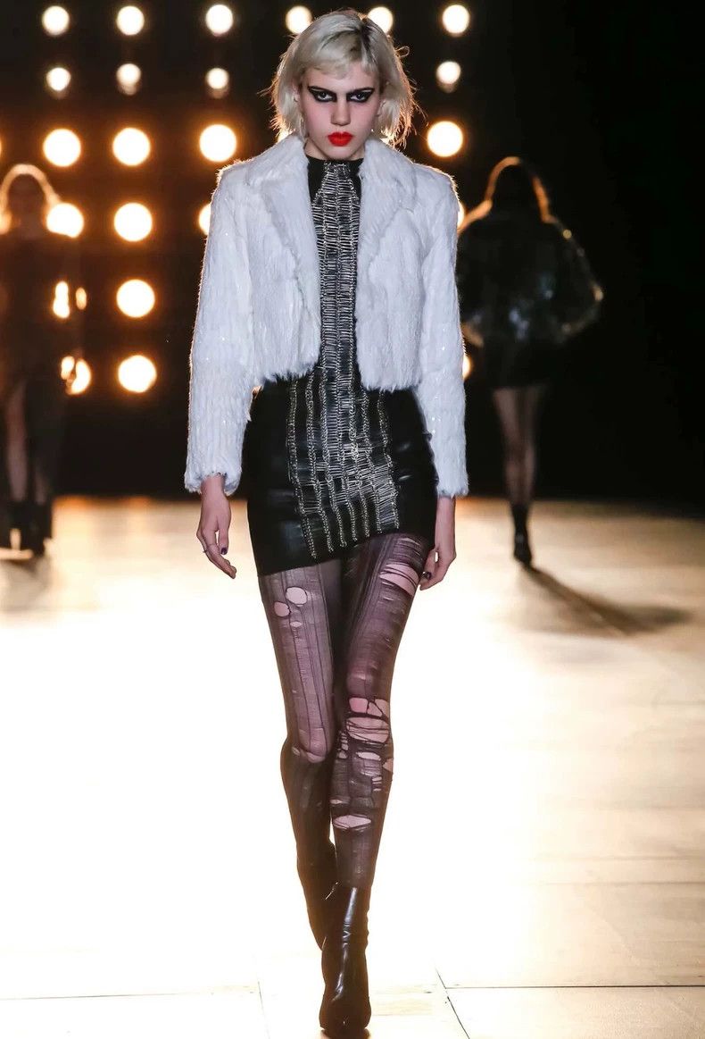 Saint Laurent Paris Saint Laurent Rabbit Fur Short Coat Size US S / EU 44-46 / 1 - 8 Thumbnail