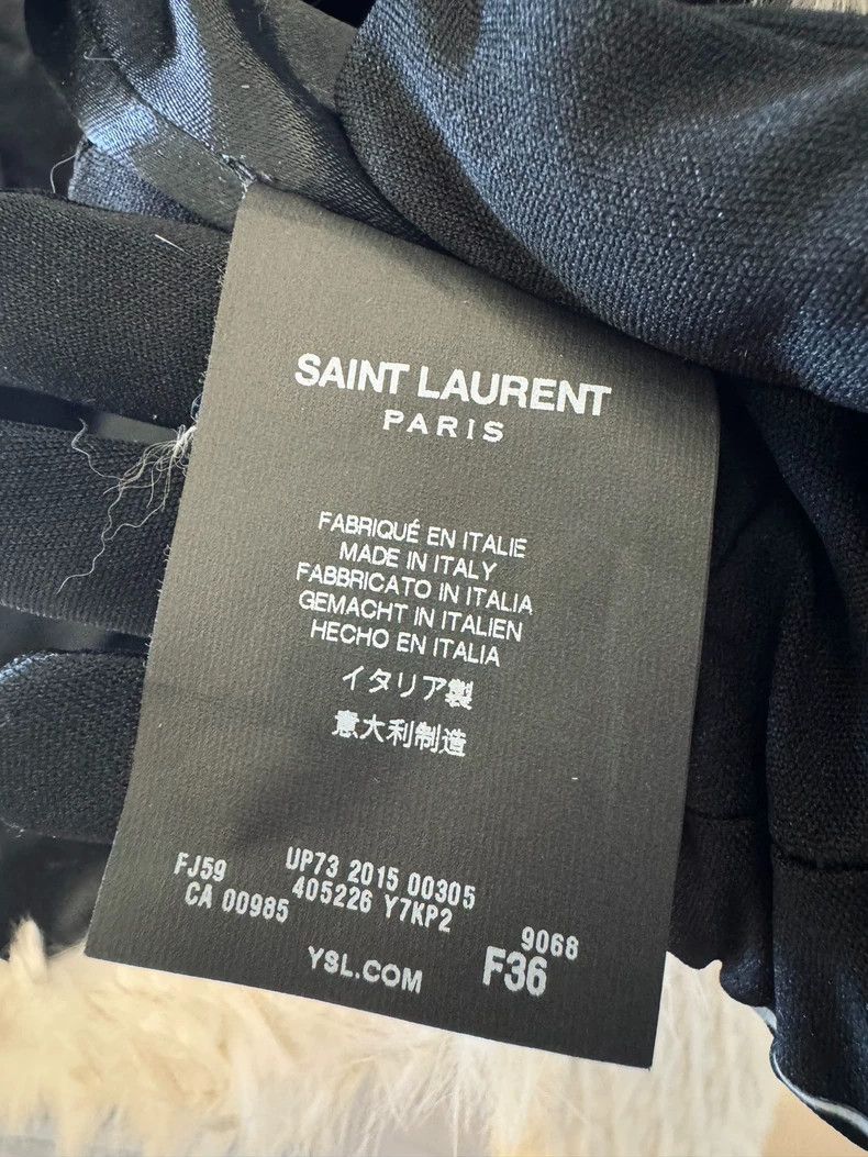 Saint Laurent Paris Saint Laurent Rabbit Fur Short Coat Size US S / EU 44-46 / 1 - 6 Thumbnail