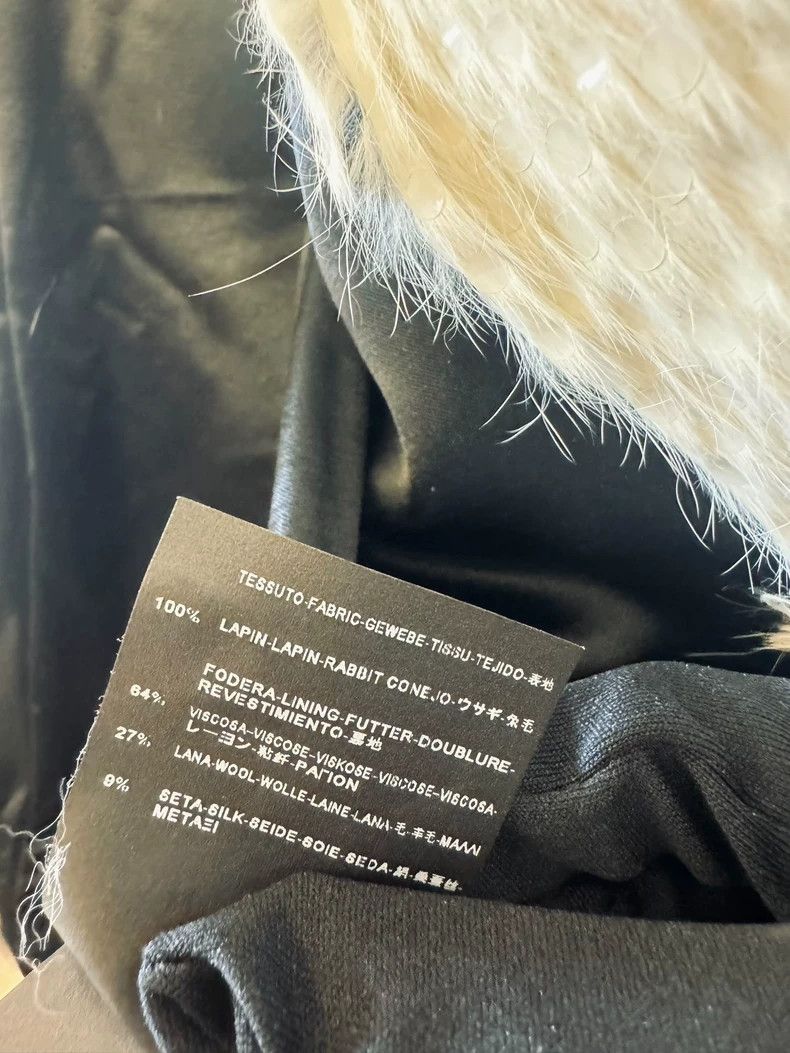 Saint Laurent Paris Saint Laurent Rabbit Fur Short Coat Size US S / EU 44-46 / 1 - 7 Thumbnail