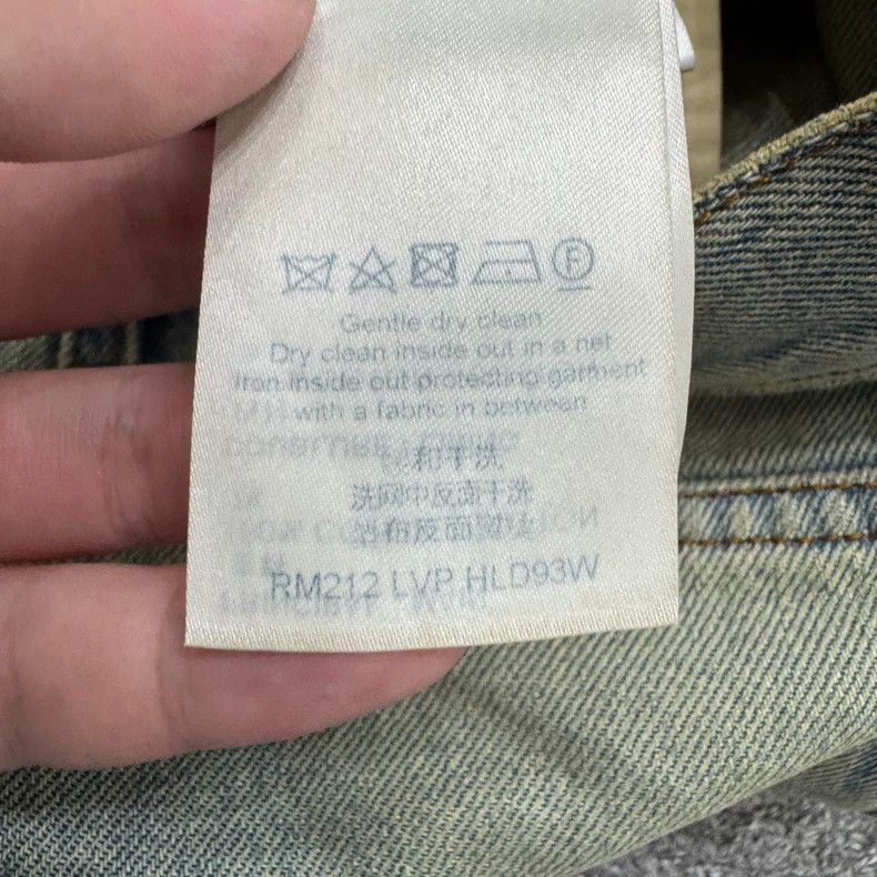 Louis Vuitton Louis Vuitton Flocked Letter Denim Jeans Size US 29 - 6 Thumbnail