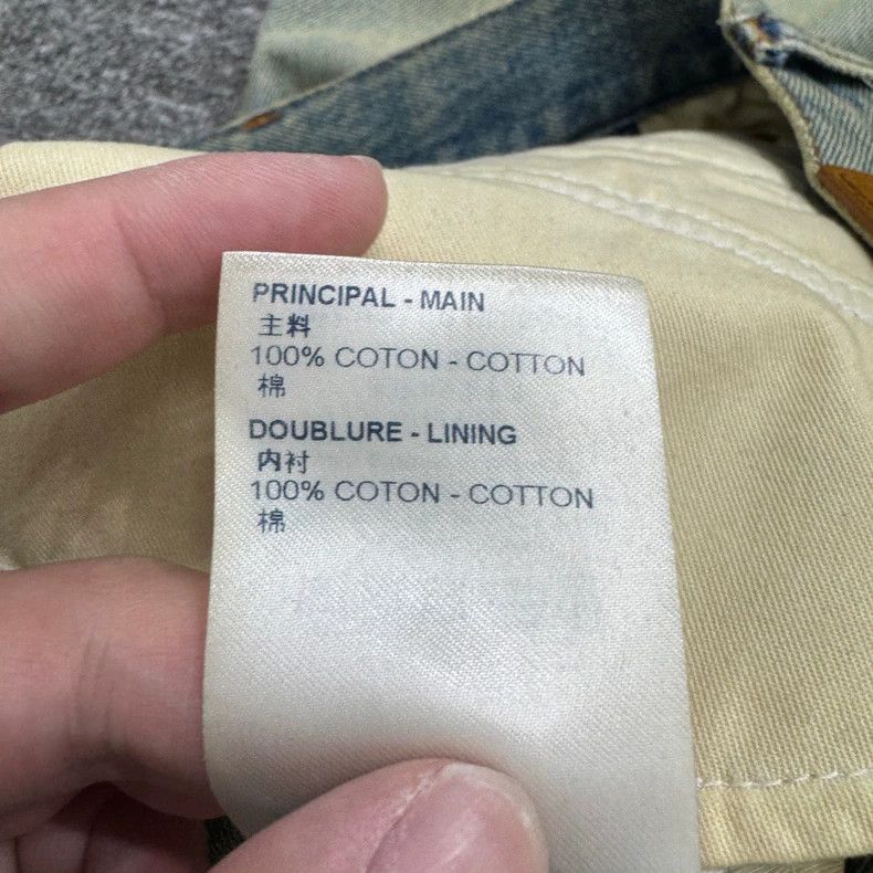 Louis Vuitton Louis Vuitton Flocked Letter Denim Jeans Size US 29 - 5 Thumbnail