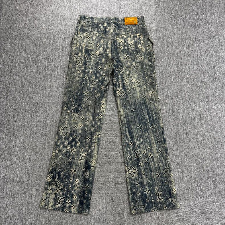 Louis Vuitton Louis Vuitton Monogram Tie-Dye Denim Jeans Size US 30 / EU 46 - 2 Thumbnail