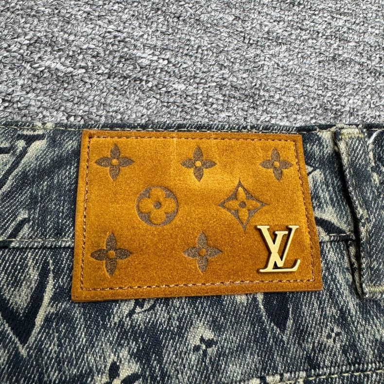 Louis Vuitton Louis Vuitton Monogram Tie-Dye Denim Jeans Size US 30 / EU 46 - 3 Thumbnail