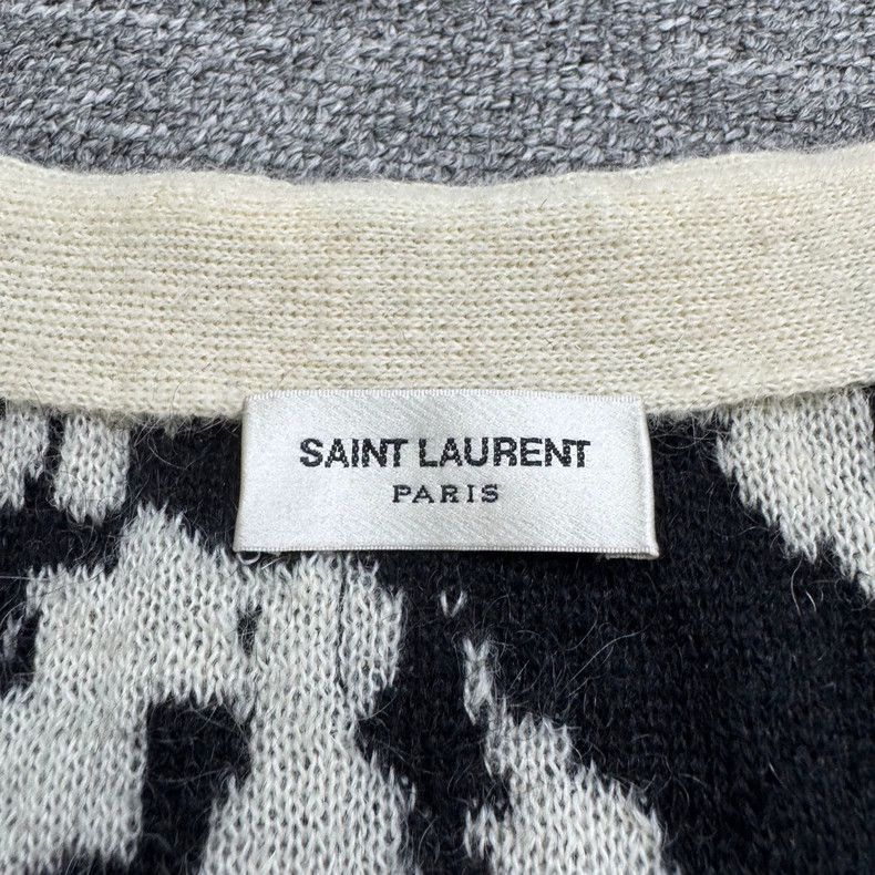Saint Laurent Paris SLP Tiger Stripe Wool Jacket Size US XL / EU 56 / 4 - 3 Thumbnail
