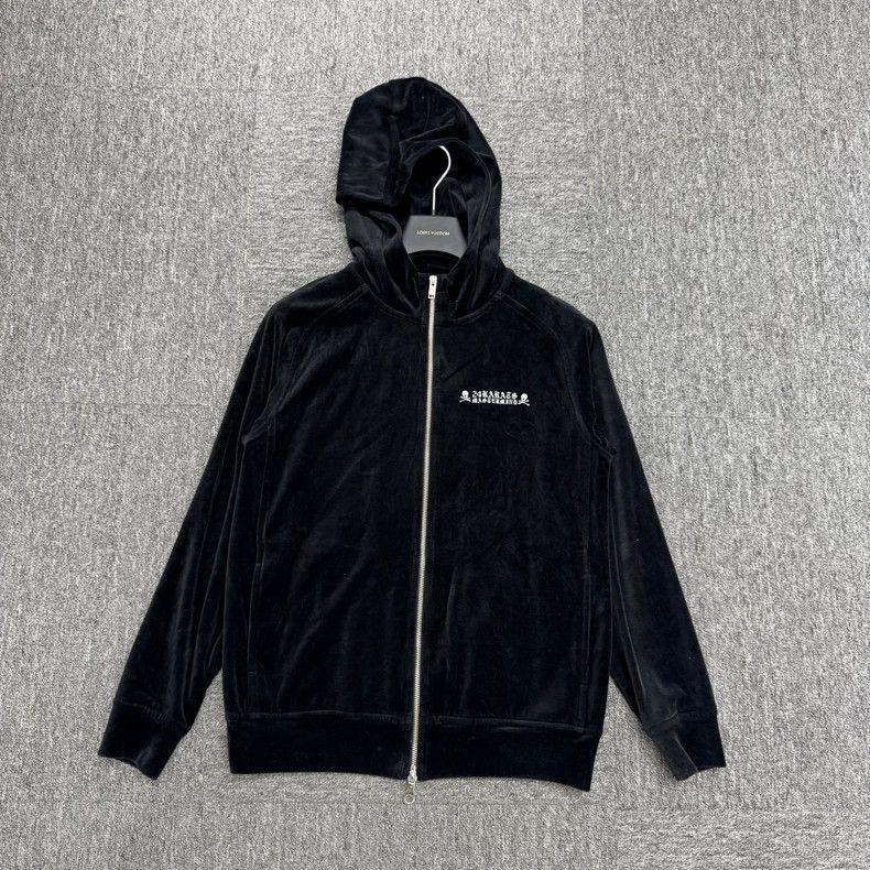 Mastermind Japan Mastermind Japan Skull Print Velvet Hoodie Size US M / EU 48-50 / 2 - 2 Thumbnail