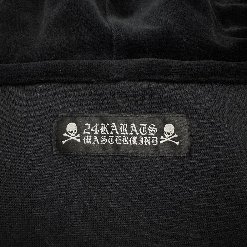 Mastermind Japan Mastermind Japan Skull Print Velvet Hoodie Size US M / EU 48-50 / 2 - 3 Thumbnail