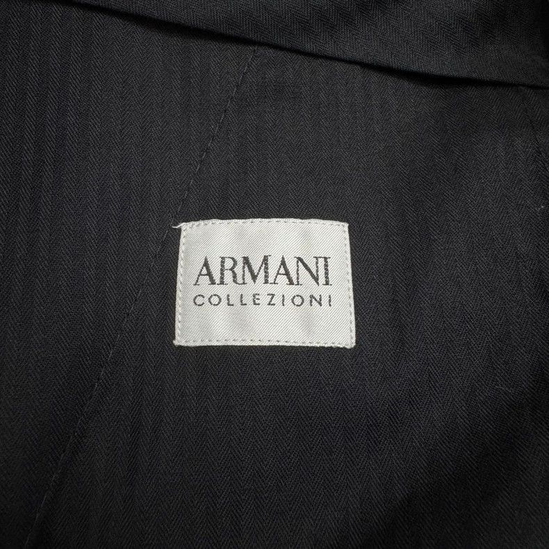 Emporio Armani Armani Black Wool Casual Pants Size US 36 / EU 52 - 3 Thumbnail