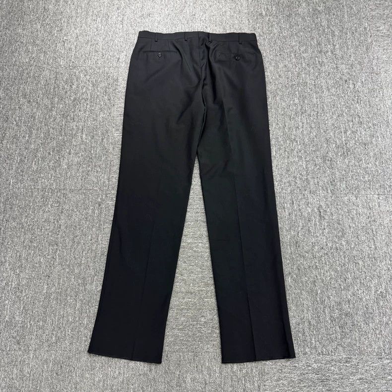 Emporio Armani Armani Black Wool Casual Pants Size US 36 / EU 52 - 2 Thumbnail