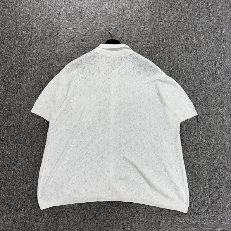 Louis Vuitton Louis Vuitton Monogram Knit Short Sleeve Shirt Size US L / EU 52-54 / 3 - 2 Thumbnail