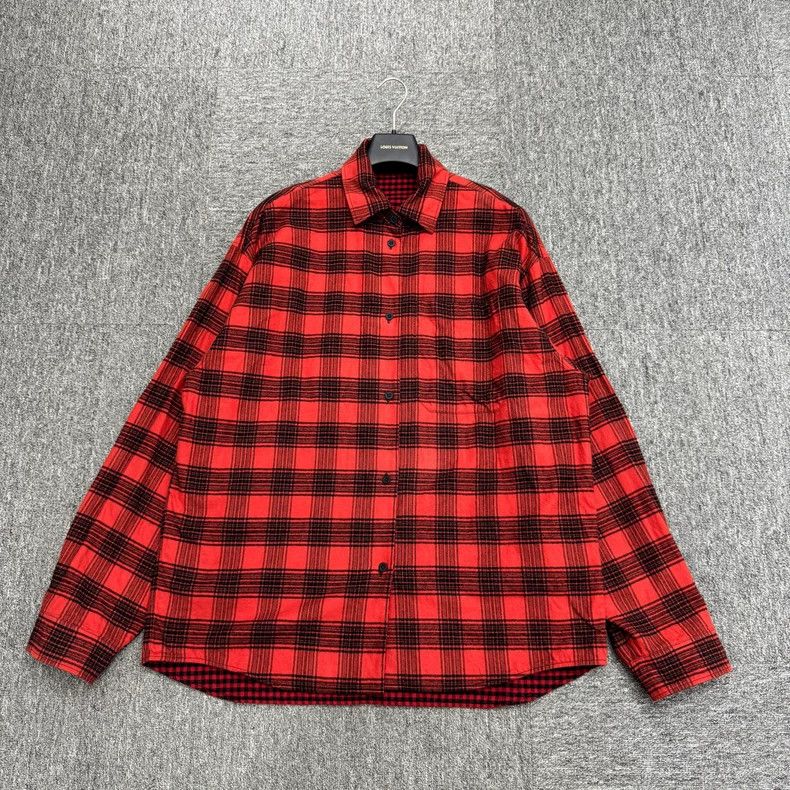 Balenciaga Balenciaga Plaid Double-Sided Shirt Size US S / EU 44-46 / 1 - 3 Thumbnail